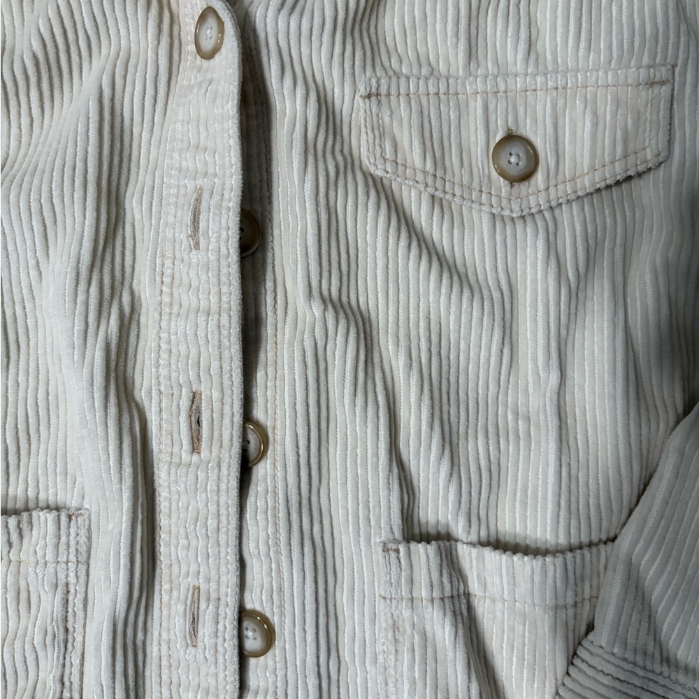 American Eagle Outfitters Cream Utility Jacket - Picture 5 of 9